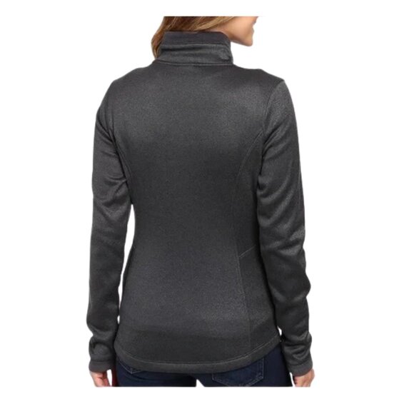 The North Face Agave Full Zip Up Jacket Heathered Gray Women's Size Small - Picture 2 of 9